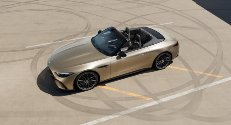 Mercedes-AMG SL 63 Golden Coast: 100 Renner in Gold